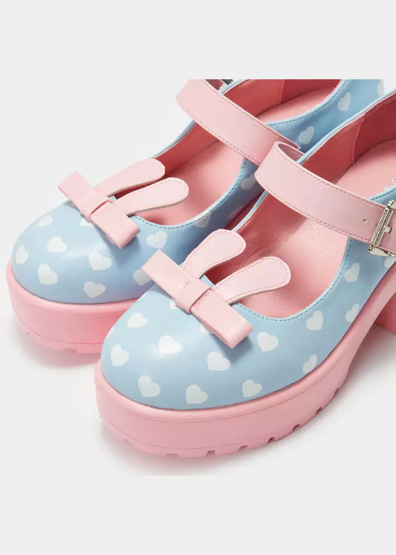 Koi Footwear Tira Little Bo Bunny Mary Janes Pumps Blue 3 Koi Footwear Tira Little Bo Bunny Mary Janes Pumps Blue
