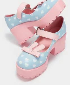 Koi Footwear Tira Little Bo Bunny Mary Janes Pumps Blue 10 Koi Footwear Tira Little Bo Bunny Mary Janes Pumps Blue
