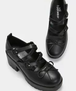 Koi Footwear Margot Ballet Mary Janes Pumps Black