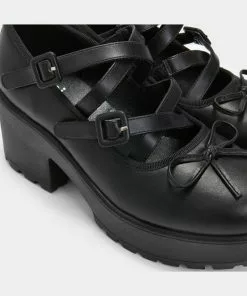 Koi Footwear Margot Ballet Mary Janes Pumps Black