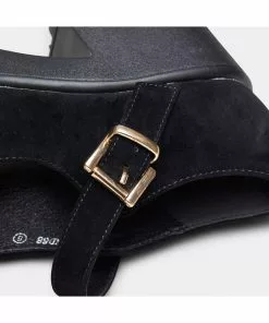 New In Koi Footwear Tira Suede Classic Mary Janes Pumps Black 9 New In Koi Footwear Tira Suede Classic Mary Janes Pumps Black