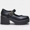 New In Koi Footwear Tira PU Classic Mary Janes Pumps Black 1 New In Koi Footwear Tira PU Classic Mary Janes Pumps Black