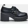 Koi Footwear Oxford Heart Platform Shoes Black 1 Koi Footwear Oxford Heart Platform Shoes Black