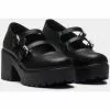 Koi Footwear Mura Platform 60's Heels Black New In