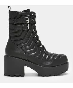 Koi Footwear Takla Padded Boots Black