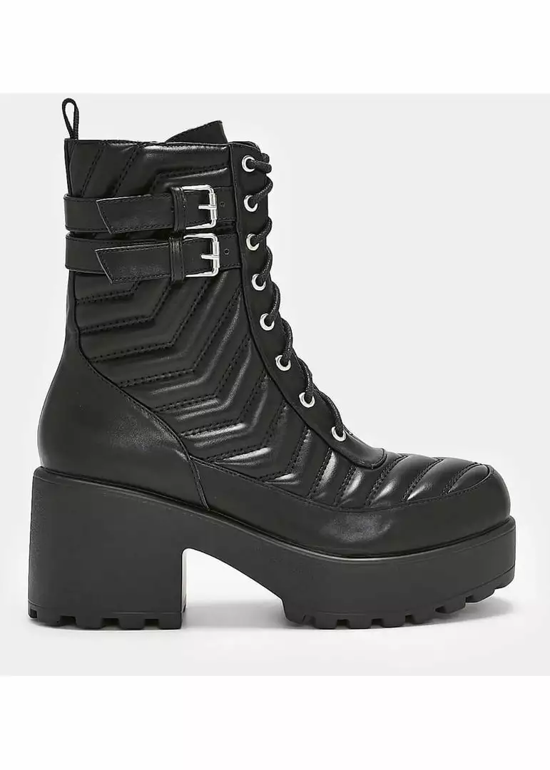 Koi Footwear Takla Padded Boots Black 3 Koi Footwear Takla Padded Boots Black