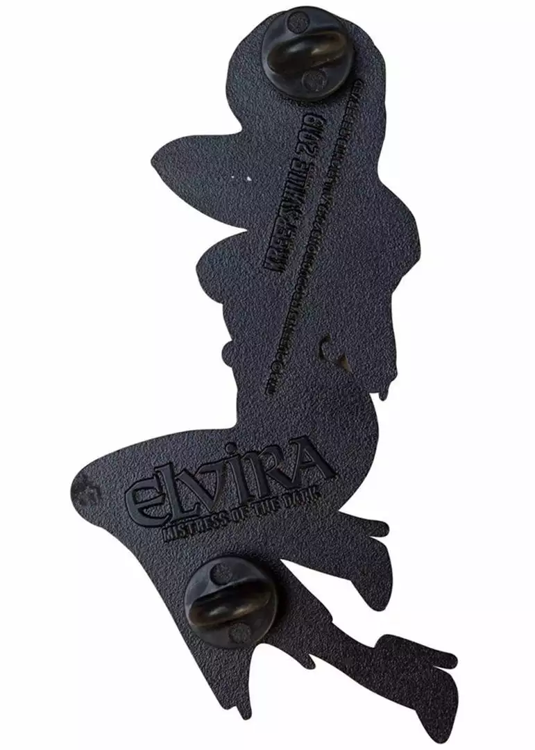 Kreepsville Elvira Glitter XL Enamel Pin Purple New In 5 Kreepsville Elvira Glitter XL Enamel Pin Purple New In