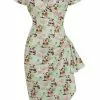 Lady Vintage Elsie Cute Panda 50's Pencil Dress New In 1 Lady Vintage Elsie Cute Panda 50's Pencil Dress New In
