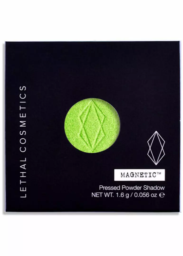 Lethal Cosmetics Eyeshadow Vertex Metallic Lime Green 5 Lethal Cosmetics Eyeshadow Vertex Metallic Lime Green