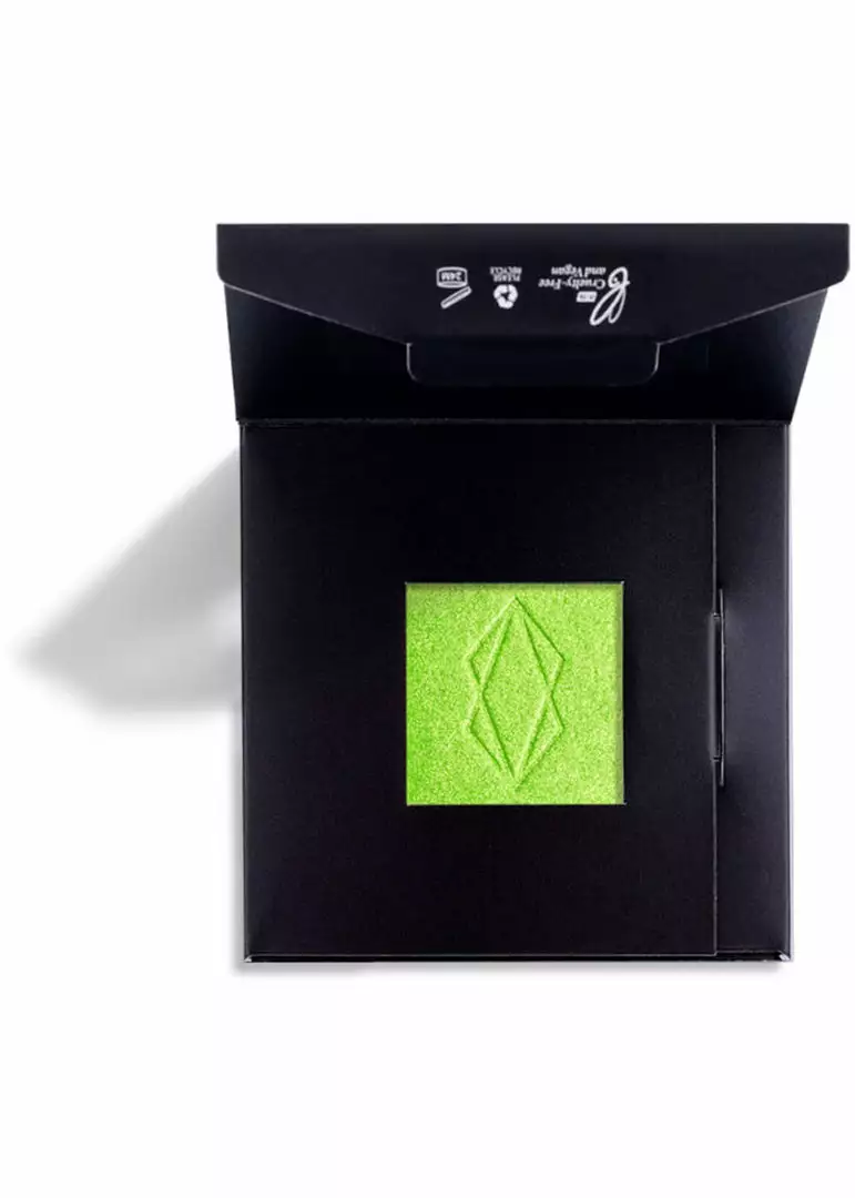 Lethal Cosmetics Eyeshadow Vertex Metallic Lime Green 4 Lethal Cosmetics Eyeshadow Vertex Metallic Lime Green