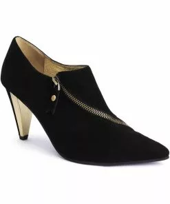 New In Lola Ramona Ramona Zipper Booties Black