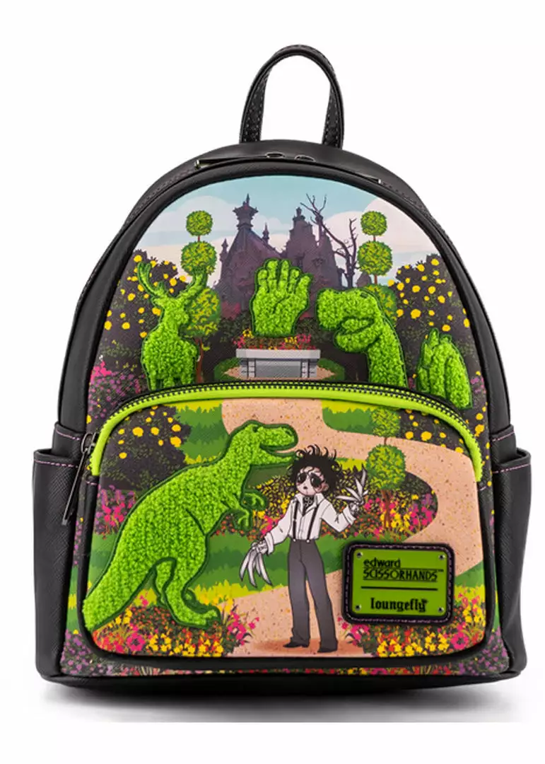 Loungefly Fox Edward Scissorhands Topiary Backpack New In 3 Loungefly Fox Edward Scissorhands Topiary Backpack New In
