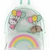 Loungefly Pusheen X Hello Kitty Balloons & Rainbow Backpack New In 2 Loungefly Pusheen X Hello Kitty Balloons & Rainbow Backpack New In