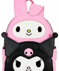 Loungefly Sanrio Hello Kitty My Melody & Kuromi Backpack Multi New In
