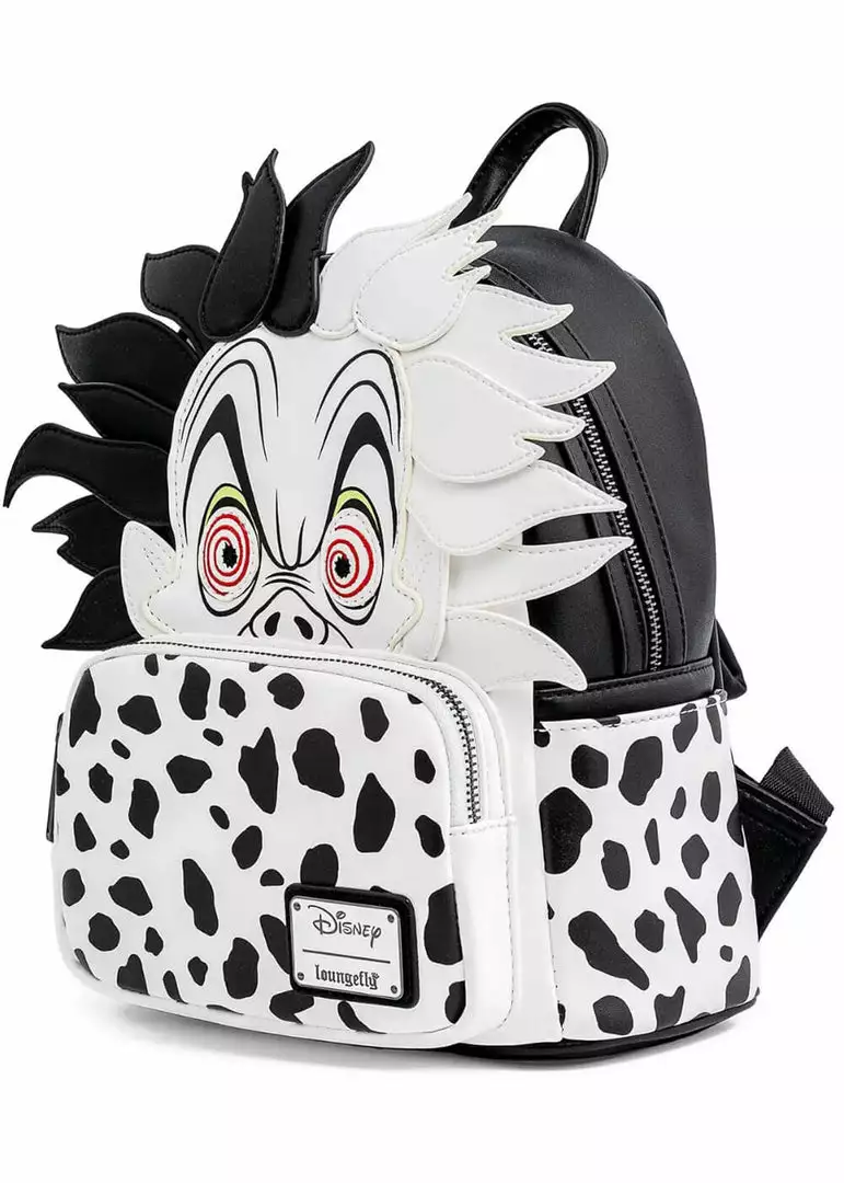 New In Loungefly Disney Villains Cruella De Vil Dalmation Spots Backpack 5 New In Loungefly Disney Villains Cruella De Vil Dalmation Spots Backpack