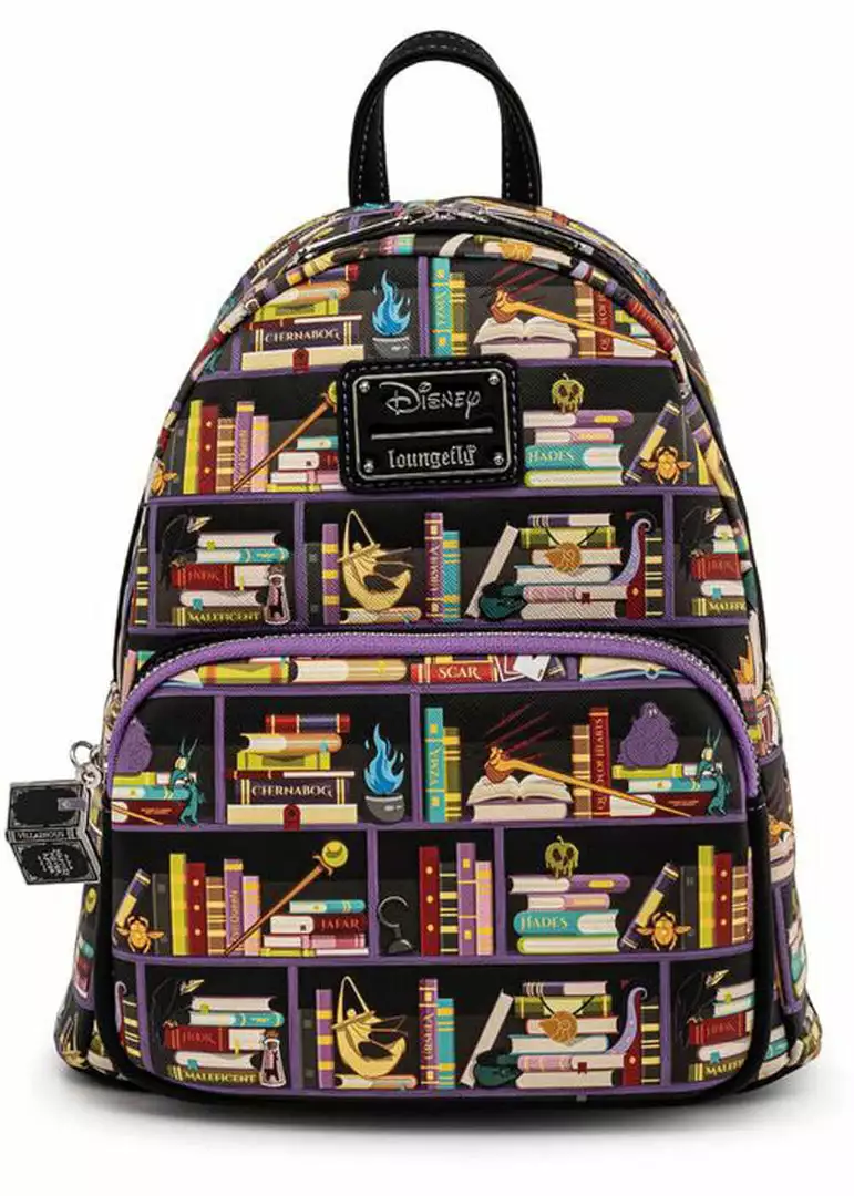 New In Loungefly Disney Villains Books Backpack 3 New In Loungefly Disney Villains Books Backpack