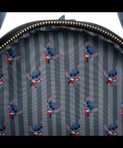 New In Loungefly Disney Lilo & Stitch Vampire Bow Tie Backpack