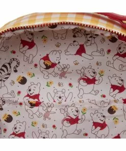 New In Loungefly Disney Winnie The Pooh Gingham Backpack Red 11 New In Loungefly Disney Winnie The Pooh Gingham Backpack Red
