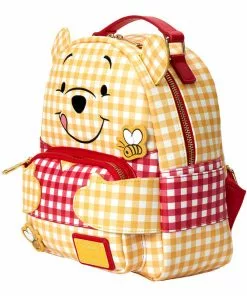 New In Loungefly Disney Winnie The Pooh Gingham Backpack Red 12 New In Loungefly Disney Winnie The Pooh Gingham Backpack Red