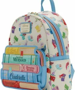 Loungefly Disney Princess Books Classic Backpack Multi New In 10 Loungefly Disney Princess Books Classic Backpack Multi New In