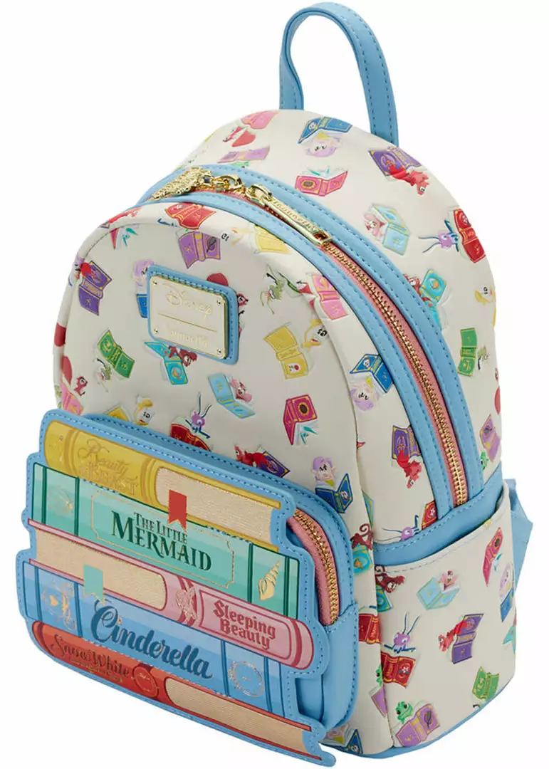 Loungefly Disney Princess Books Classic Backpack Multi New In 7 Loungefly Disney Princess Books Classic Backpack Multi New In