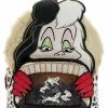New In Loungefly Disney 101 Dalmatians Villains Scene Cruella Backpack Multi