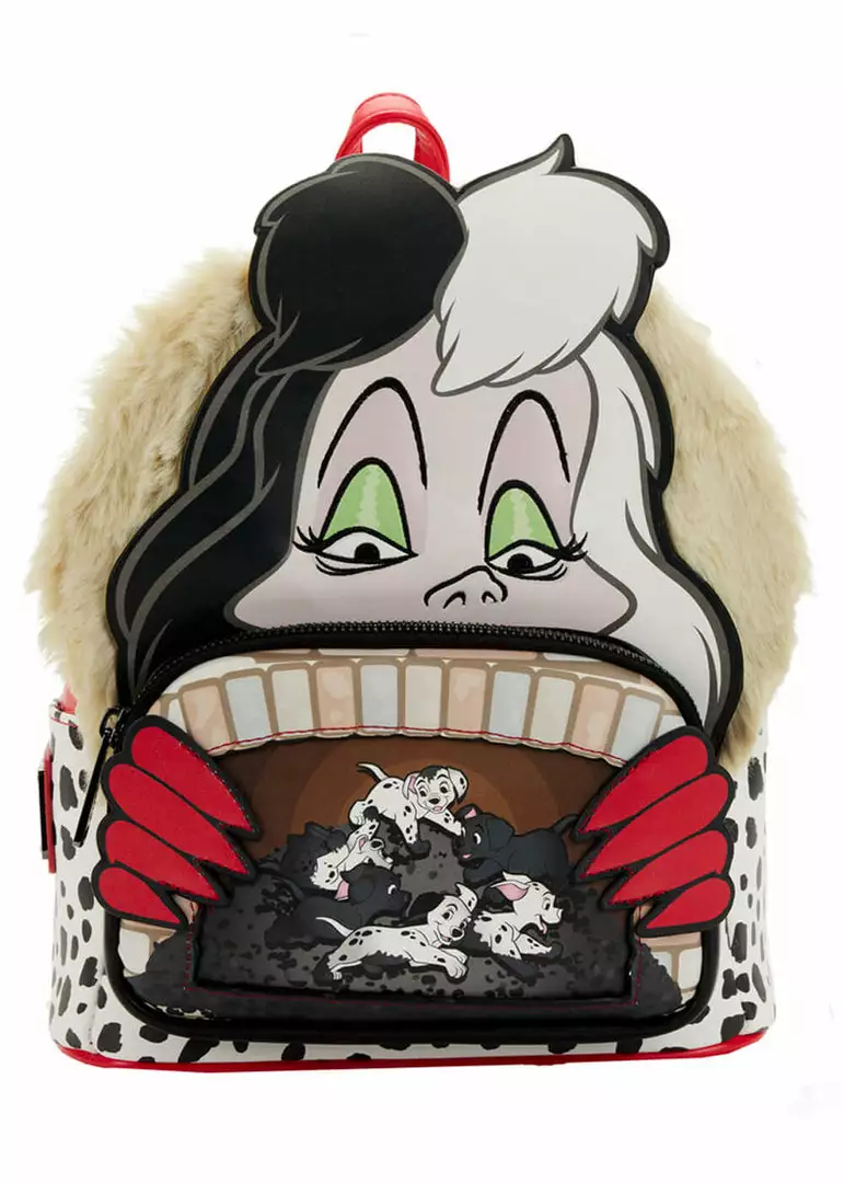New In Loungefly Disney 101 Dalmatians Villains Scene Cruella Backpack Multi 3 New In Loungefly Disney 101 Dalmatians Villains Scene Cruella Backpack Multi