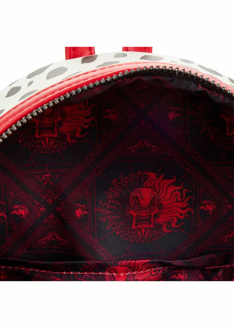 New In Loungefly Disney 101 Dalmatians Villains Scene Cruella Backpack Multi 6 New In Loungefly Disney 101 Dalmatians Villains Scene Cruella Backpack Multi