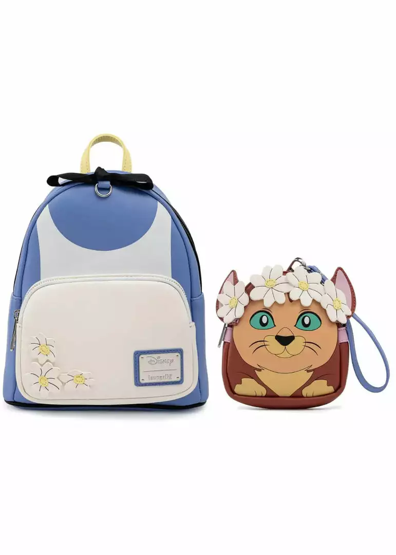Loungefly Disney Alice In Wonderland Backpack With Wristlet 4 Loungefly Disney Alice In Wonderland Backpack With Wristlet