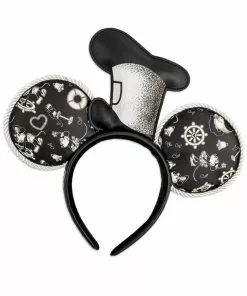 New In Loungefly Disney Steamboat Willie Hat Rope Headband