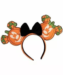 New In Loungefly Disney Mickey-O-Lantern Headband