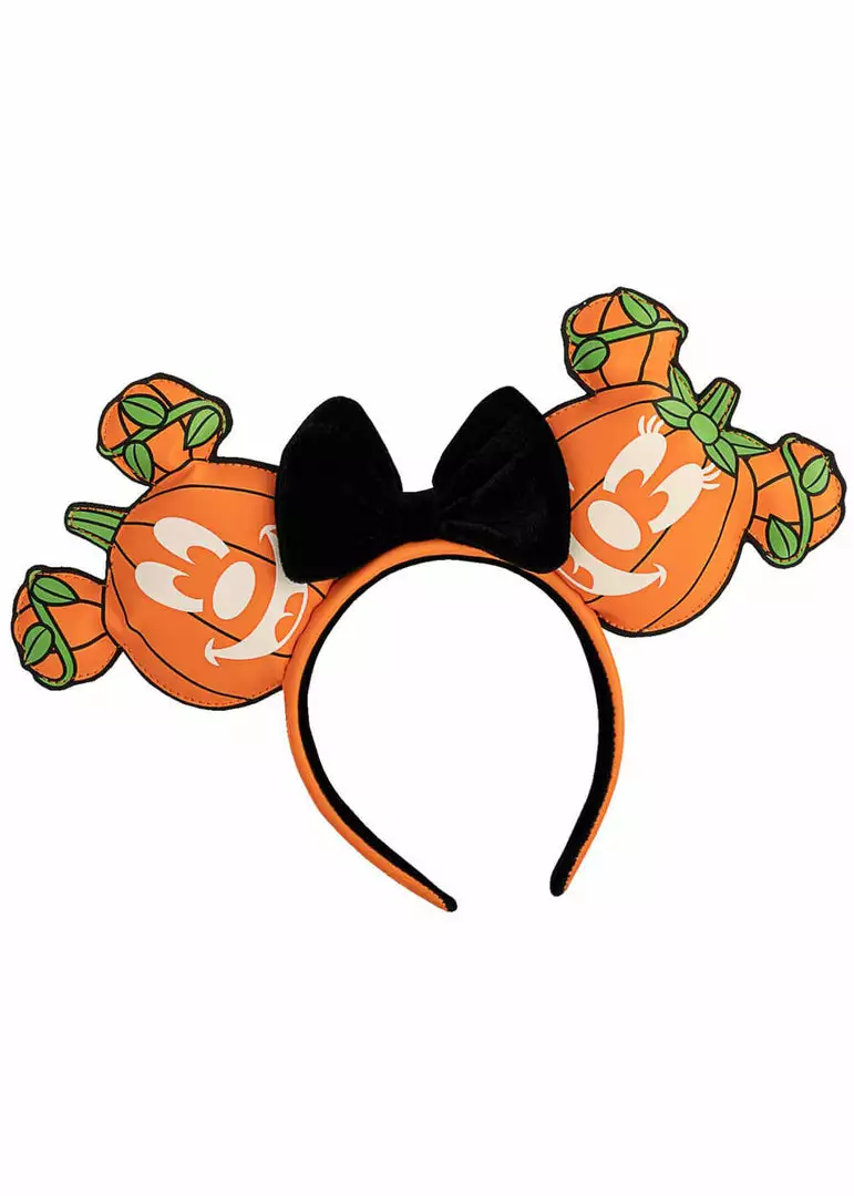 New In Loungefly Disney Mickey-O-Lantern Headband 3 New In Loungefly Disney Mickey-O-Lantern Headband