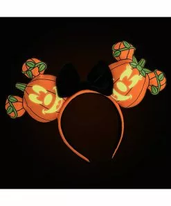 New In Loungefly Disney Mickey-O-Lantern Headband
