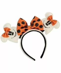 Loungefly Disney Ghost Minnie Glow In The Dark Headband New In 8 Loungefly Disney Ghost Minnie Glow In The Dark Headband New In