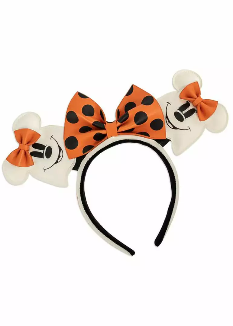 Loungefly Disney Ghost Minnie Glow In The Dark Headband New In 5 Loungefly Disney Ghost Minnie Glow In The Dark Headband New In