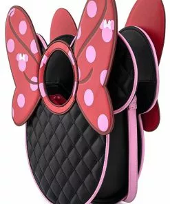 Loungefly Disney Minnie Mouse Polkadot Bow Head Shoulderbag Pink New In 10 Loungefly Disney Minnie Mouse Polkadot Bow Head Shoulderbag Pink New In