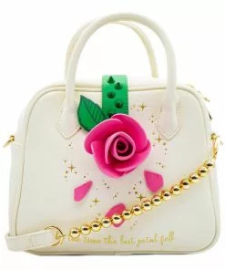 Loungefly Disney Beauty And The Beast Rose Shoulder Bag