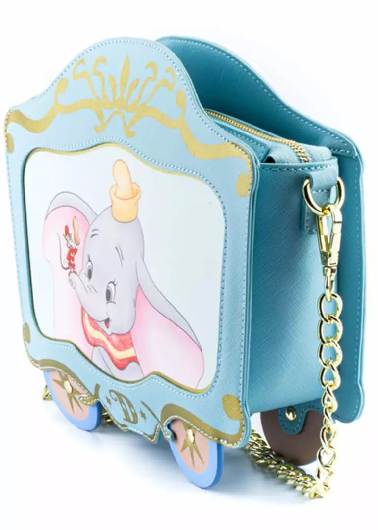 New In Loungefly Disney Dumbo 80th Anniversary Train Car Shoulderbag 5 New In Loungefly Disney Dumbo 80th Anniversary Train Car Shoulderbag