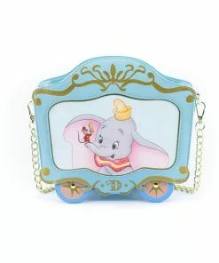 New In Loungefly Disney Dumbo 80th Anniversary Train Car Shoulderbag