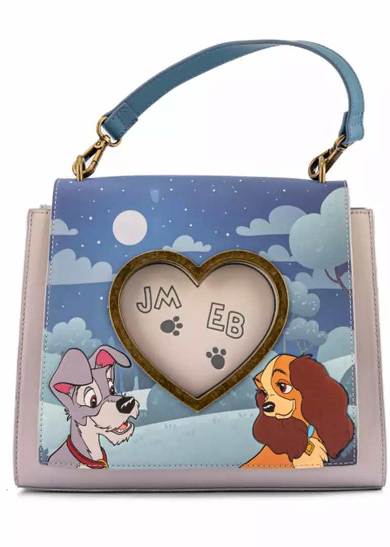 Loungefly Disney Lady And The Tramp Wet Cement Bag 3 Loungefly Disney Lady And The Tramp Wet Cement Bag
