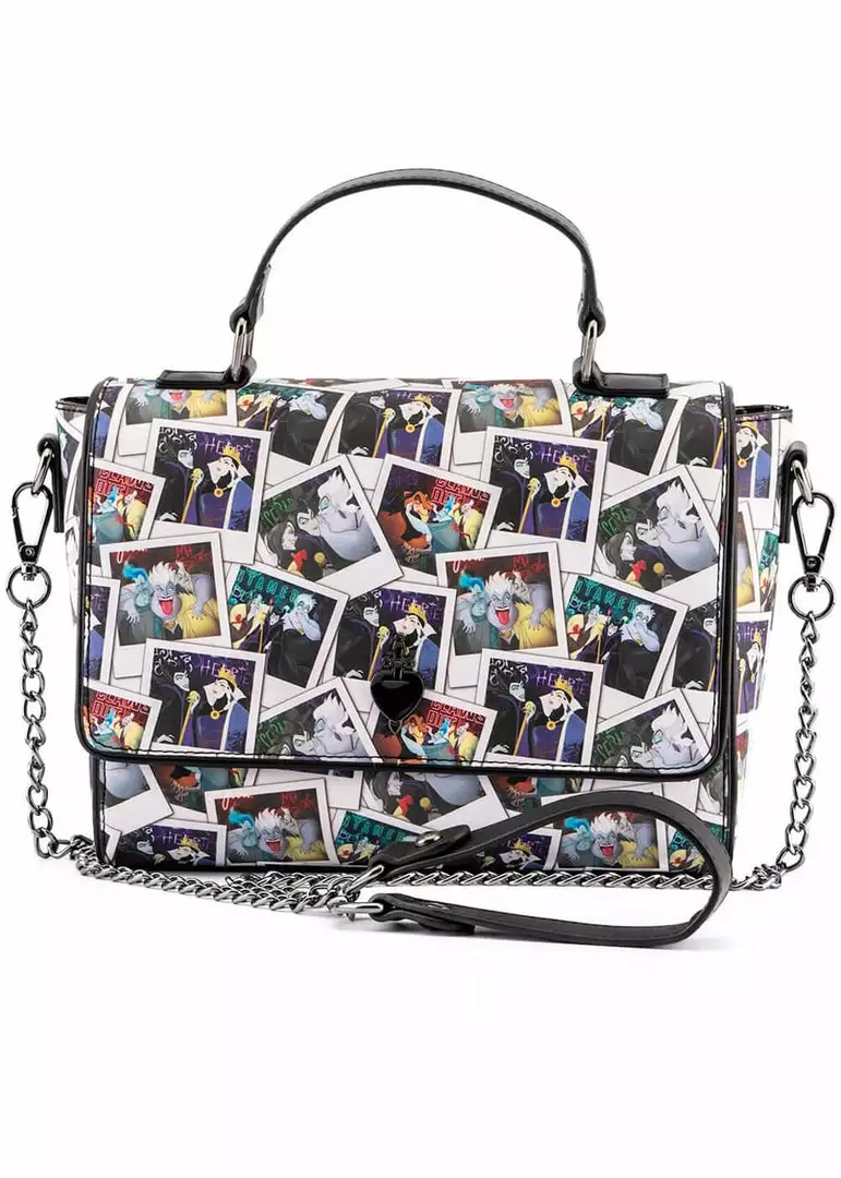 Loungefly Disney Villains Club Polaroid Bag New In 3 Loungefly Disney Villains Club Polaroid Bag New In