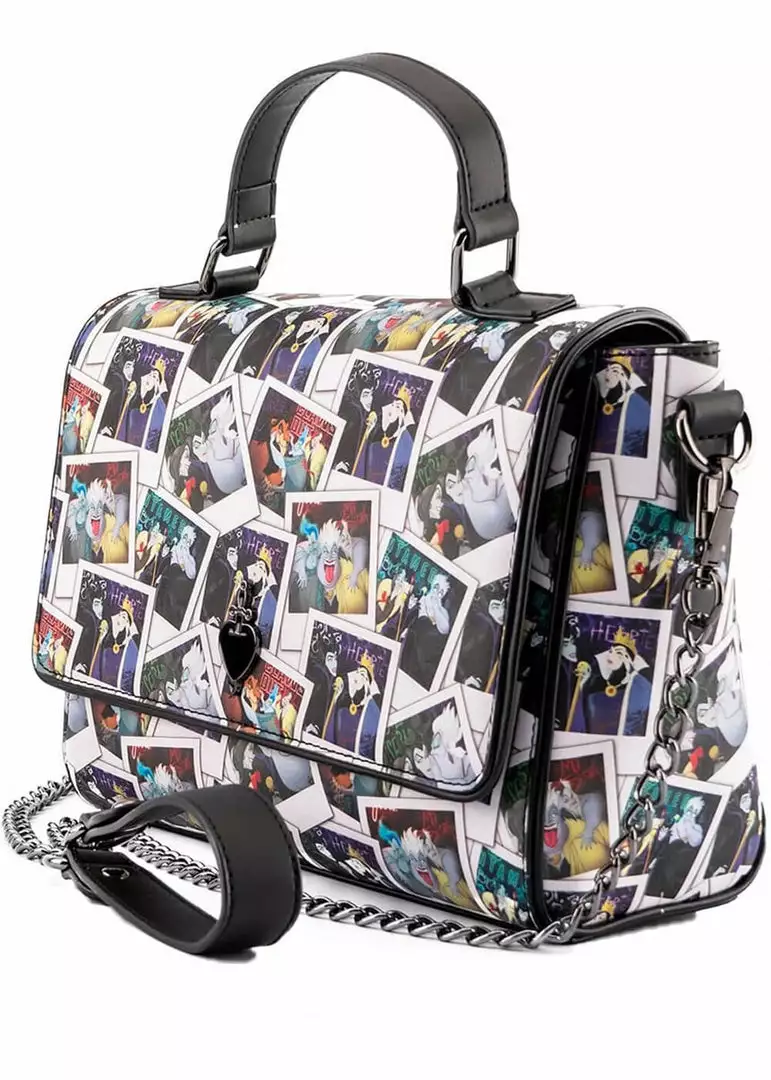 Loungefly Disney Villains Club Polaroid Bag New In 4 Loungefly Disney Villains Club Polaroid Bag New In