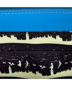 Loungefly Disney Peter Pan Glow Clock Crossbody Bag Blue 11 Loungefly Disney Peter Pan Glow Clock Crossbody Bag Blue