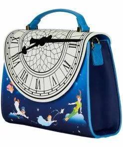 Loungefly Disney Peter Pan Glow Clock Crossbody Bag Blue 12 Loungefly Disney Peter Pan Glow Clock Crossbody Bag Blue