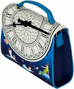 Loungefly Disney Peter Pan Glow Clock Crossbody Bag Blue 13 Loungefly Disney Peter Pan Glow Clock Crossbody Bag Blue