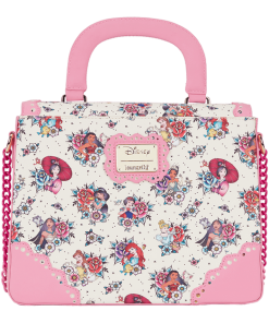 Loungefly Disney Princess Tattoo AOP Bag Multi New In