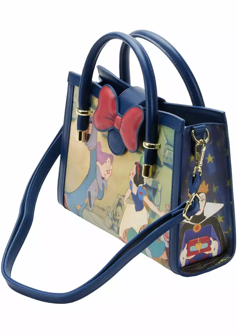 Loungefly Disney Snow White Scenes Crossbody Bag Multi New In 6 Loungefly Disney Snow White Scenes Crossbody Bag Multi New In
