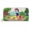New In Loungefly Disney Snow White And The Seven Dwarfs Multi Scene Wallet