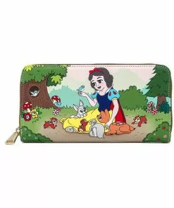 New In Loungefly Disney Snow White And The Seven Dwarfs Multi Scene Wallet