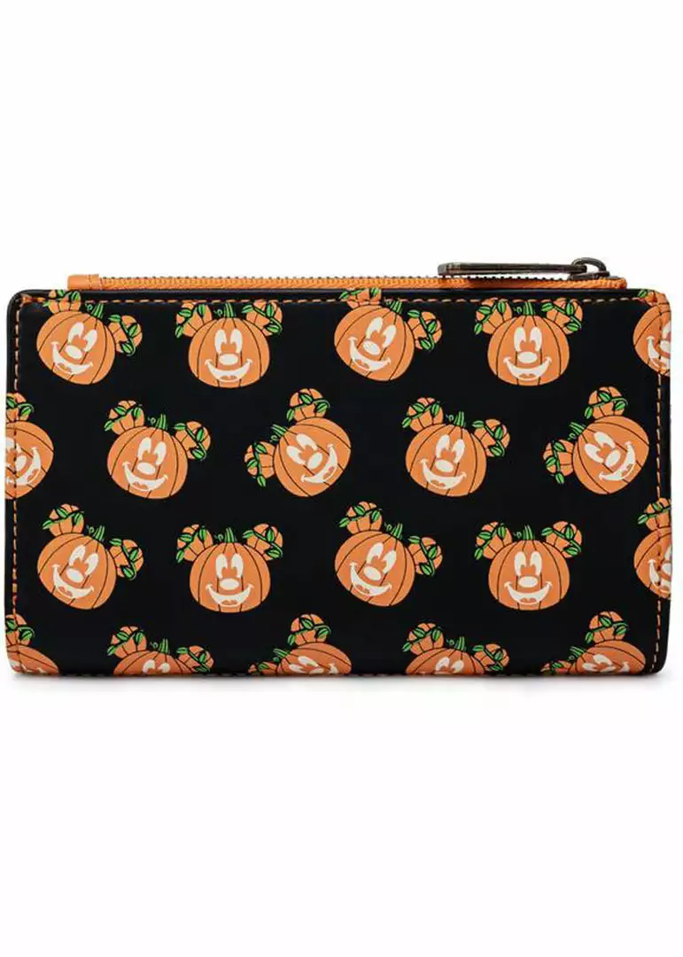 Loungefly Disney Mick-O-Lantern Wallet New In 6 Loungefly Disney Mick-O-Lantern Wallet New In